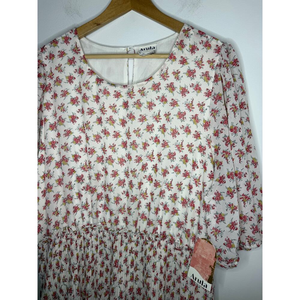Arula floral print tiered mini dress with ruffled details Size B (XXL) - Picture 3 of 7